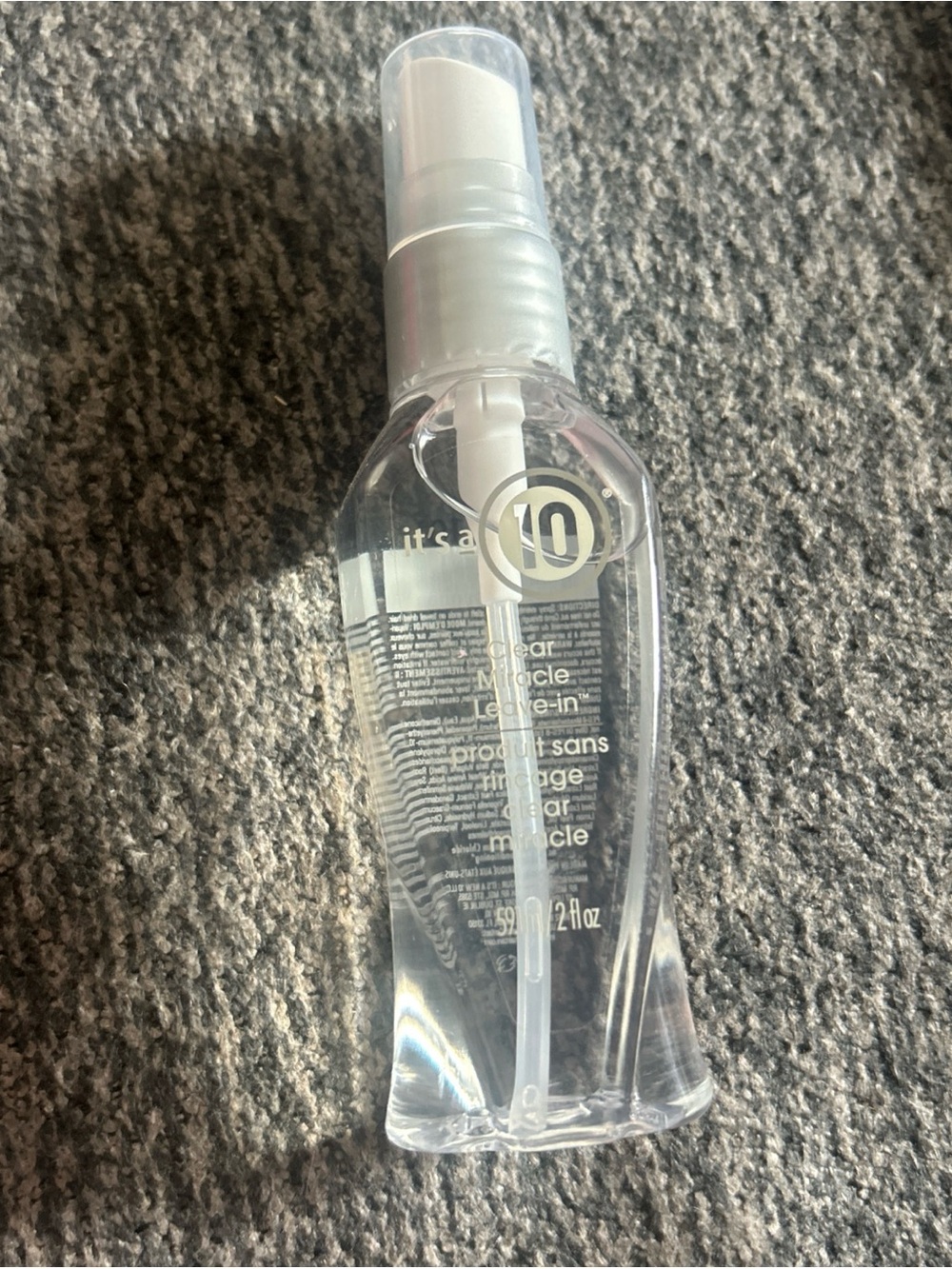 NEW It's A 10 CLEAR Miracle Leave-In Travel Size 59ml/2oz Free